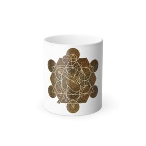 Metatron's Love - Mug - Mystical Mandala Design, 11oz Inspirational Gift